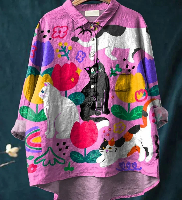 Amari - Cat Art Shirt