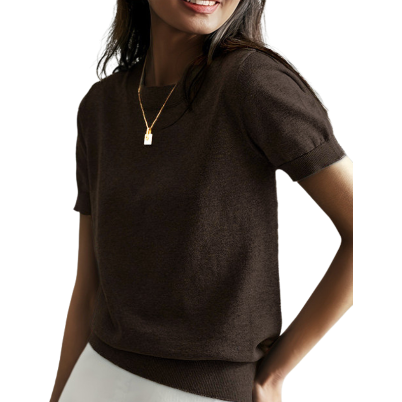 Jenny - Classic Round Neck Casual Top