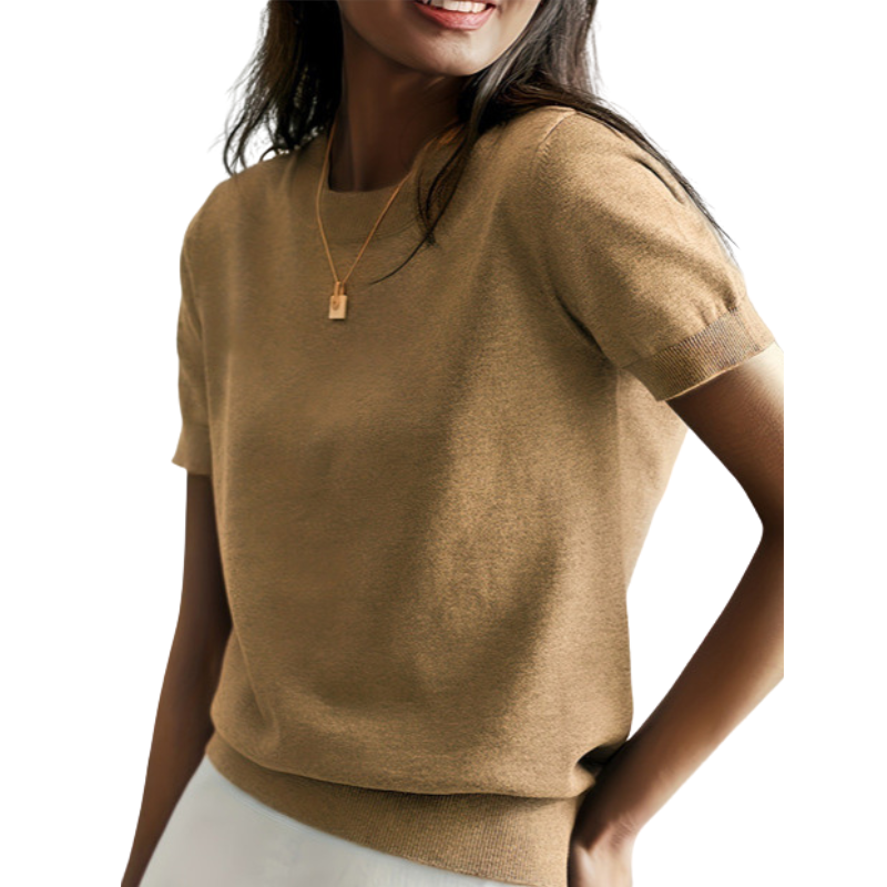 Jenny - Classic Round Neck Casual Top