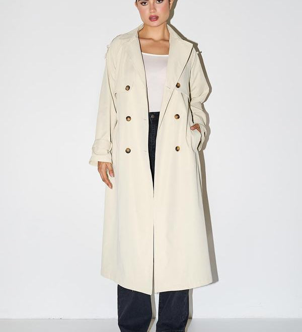 SOLANA™ - Elegant Double Breasted Winter Warm Trench Coat