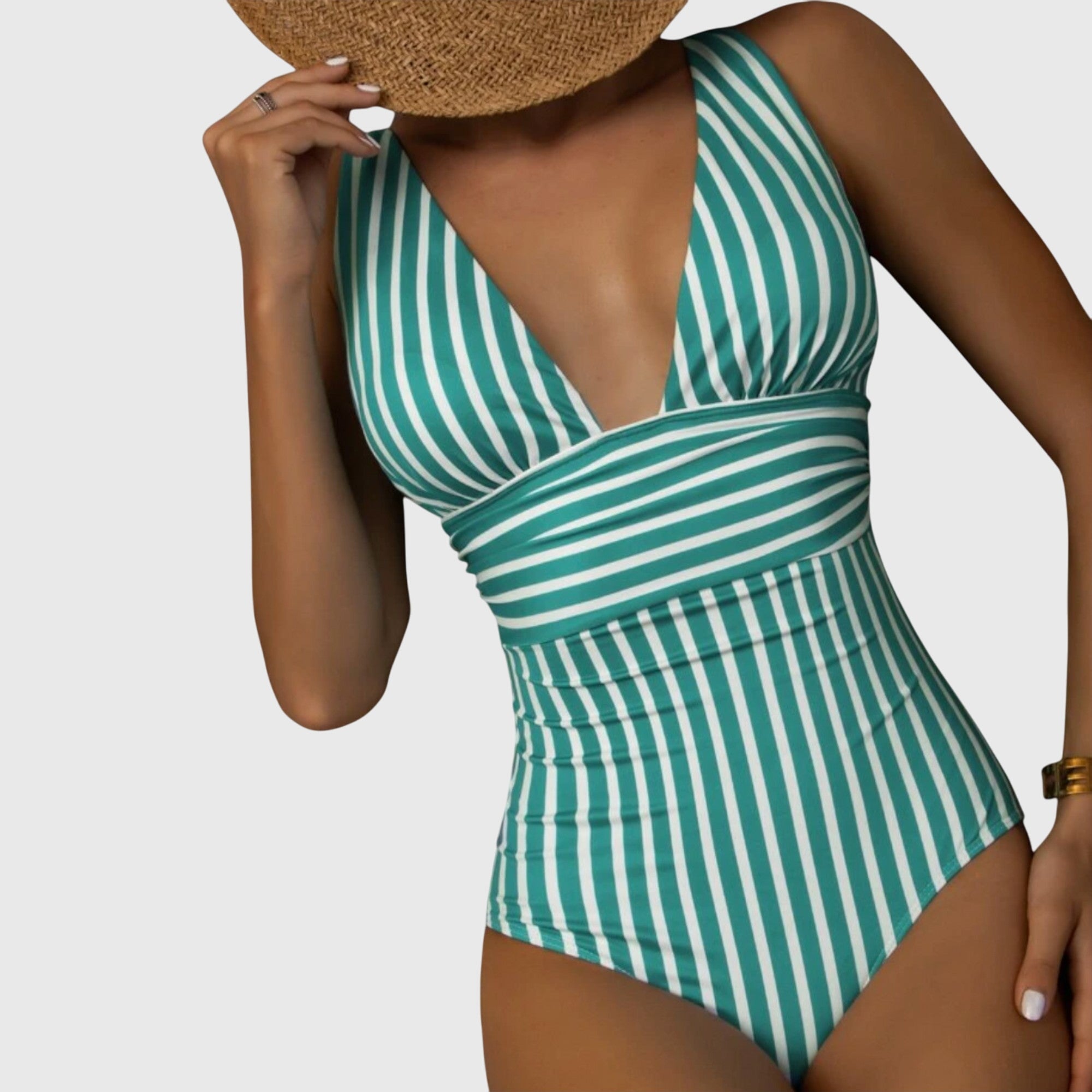 Mona Vale - Striped Swimsuit