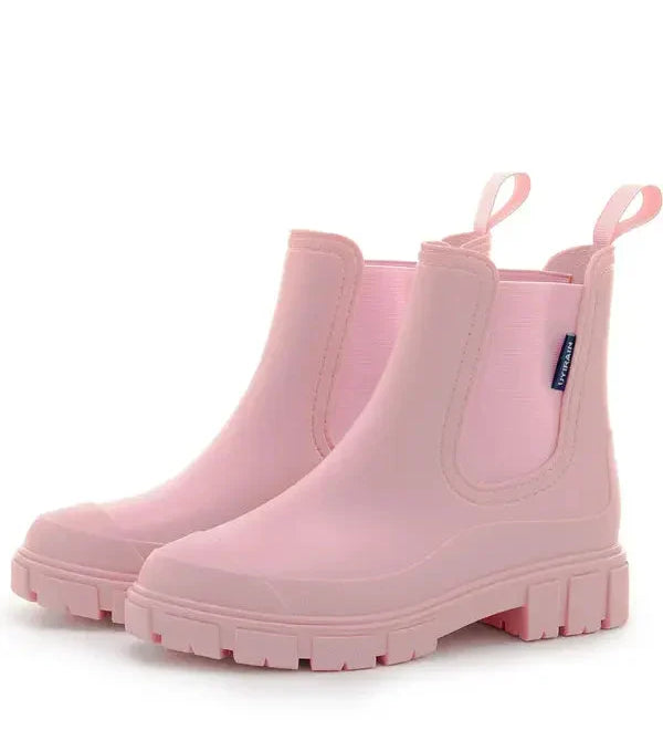 NESSA™ - Women’s Fashionable Ankle Boots Solid Color Waterproof Non-Slip