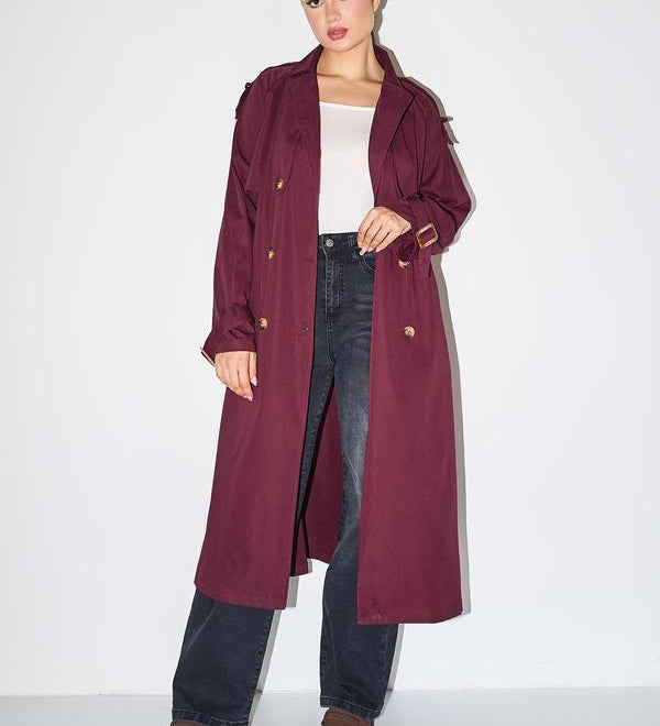 SOLANA™ - Elegant Double Breasted Winter Warm Trench Coat