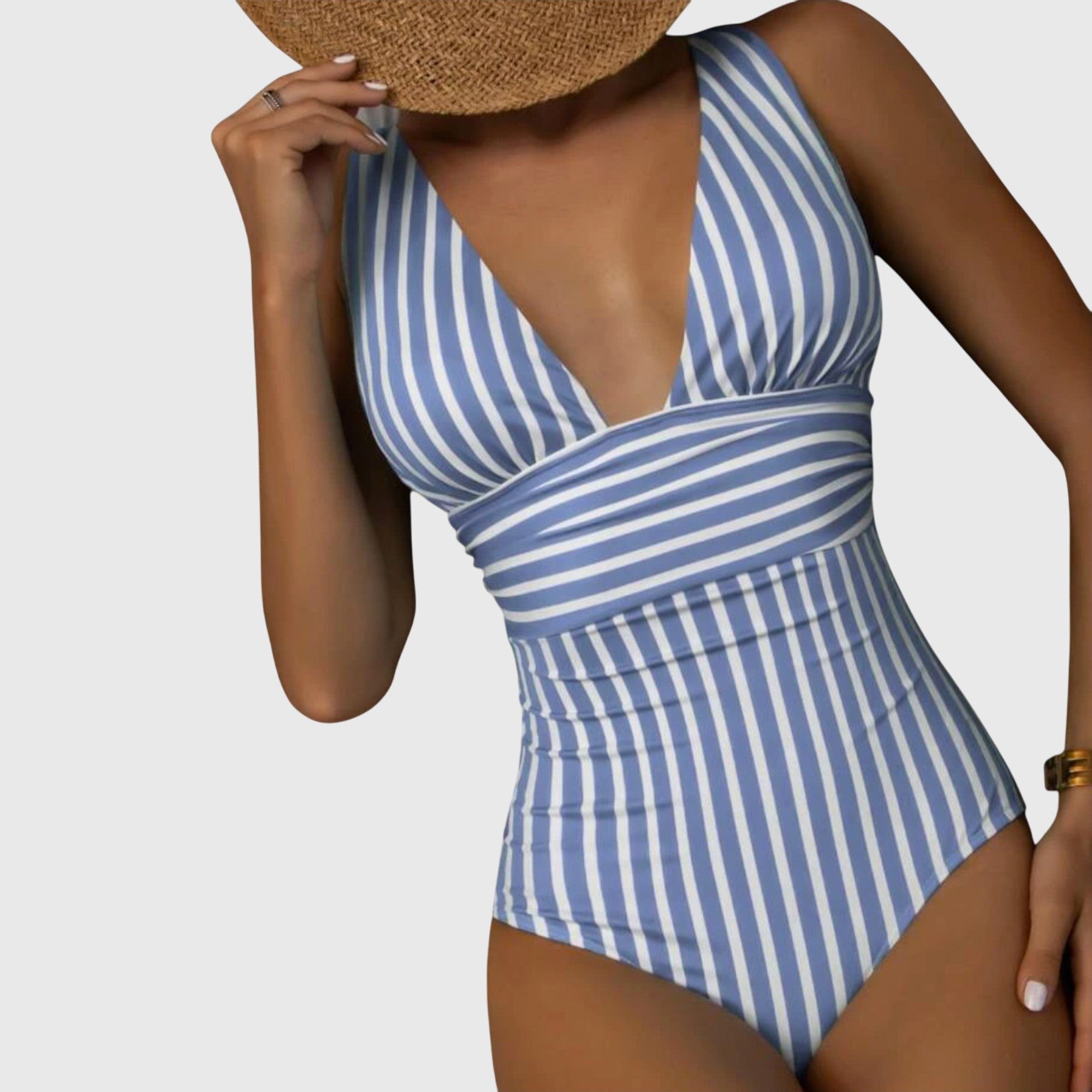 Mona Vale - Striped Swimsuit