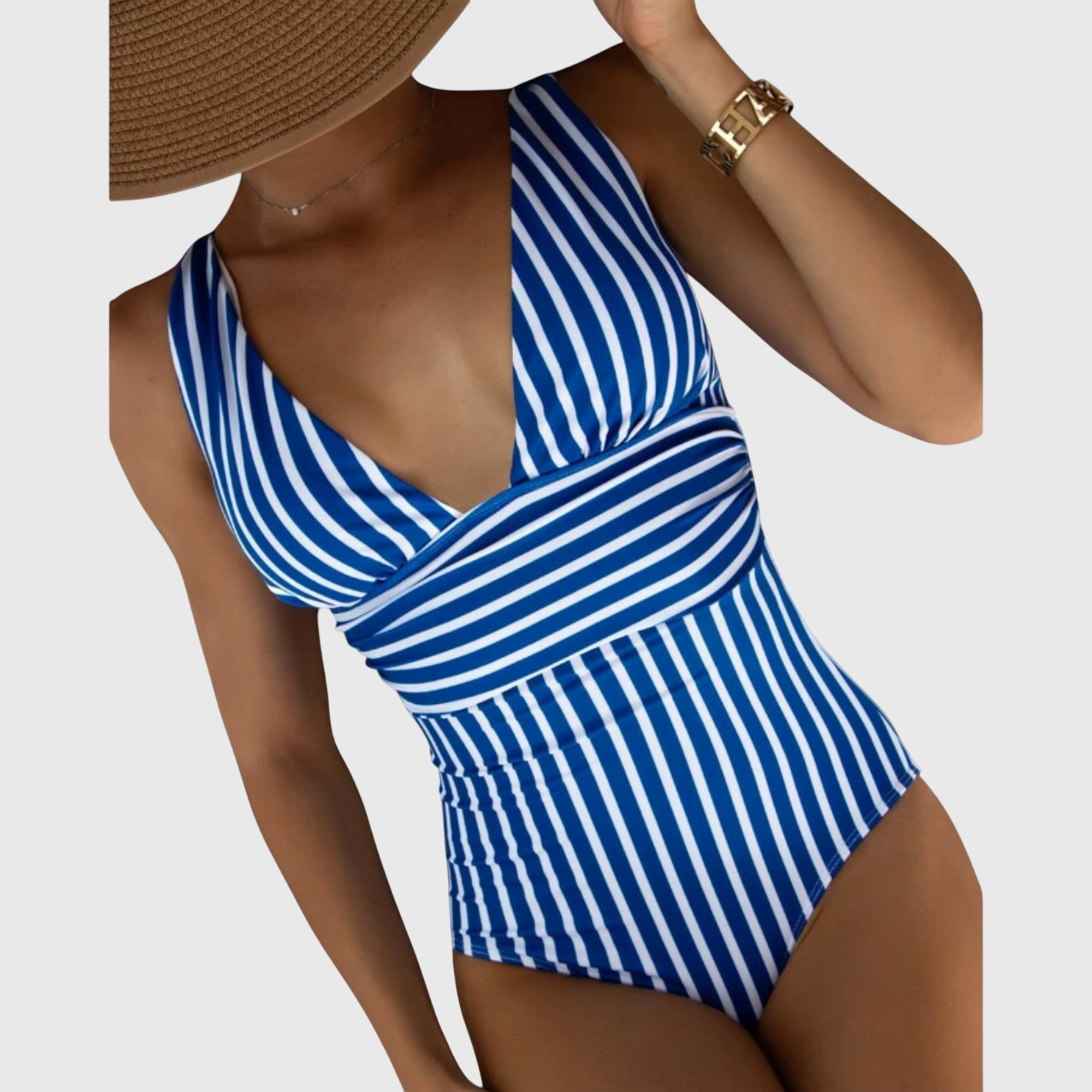 Mona Vale - Striped Swimsuit