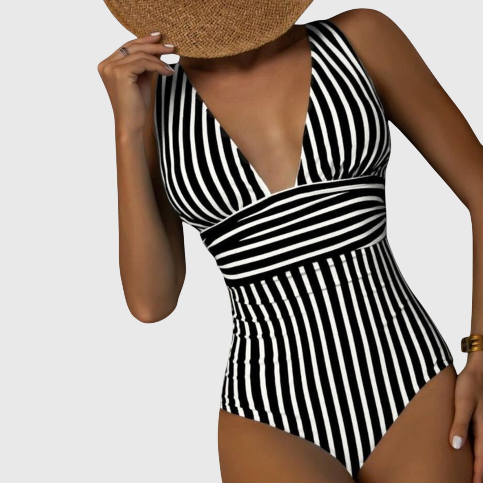 Mona Vale - Striped Swimsuit