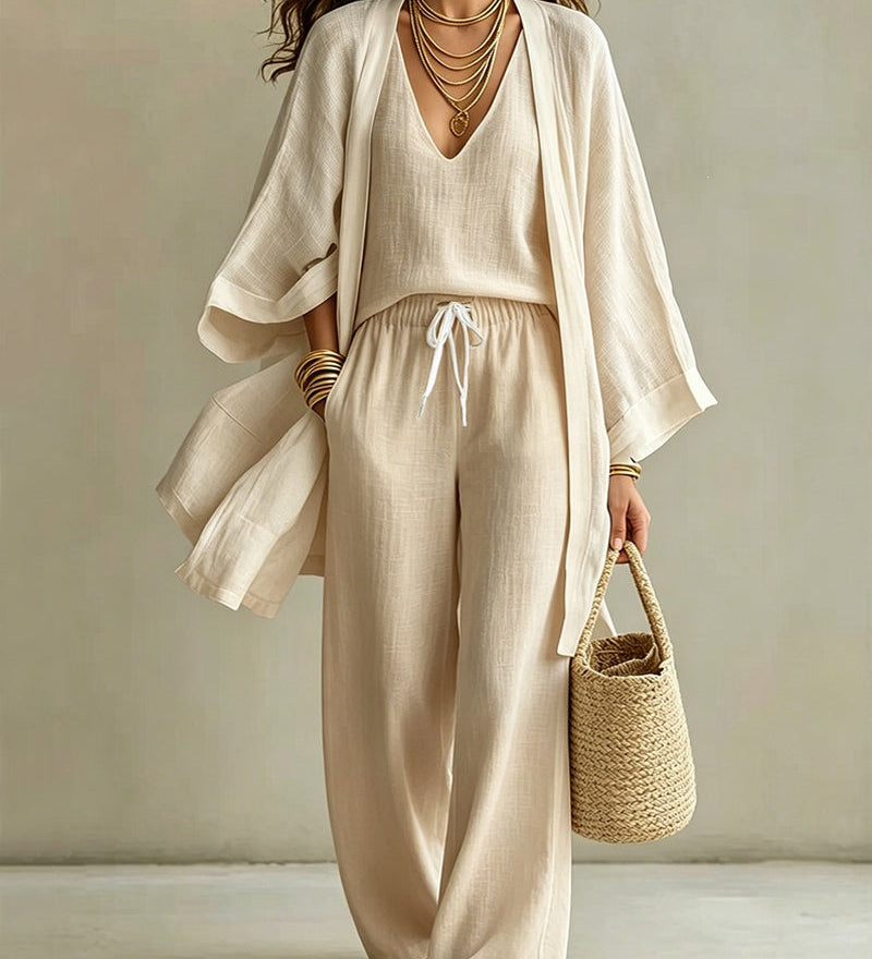ISOLA | Linen Three-Piece Set