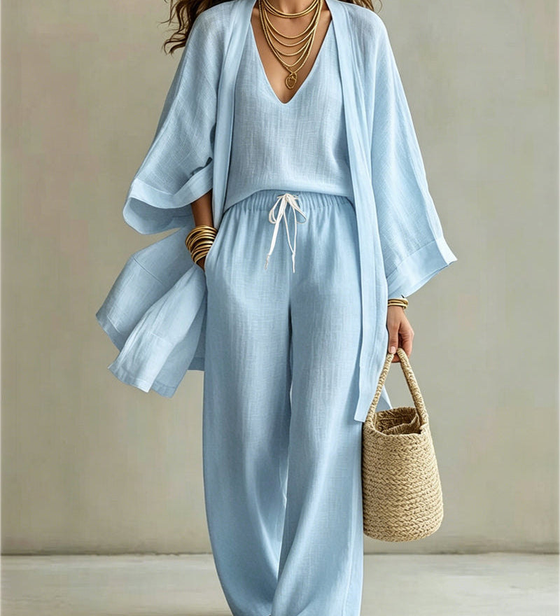 ISOLA | Linen Three-Piece Set