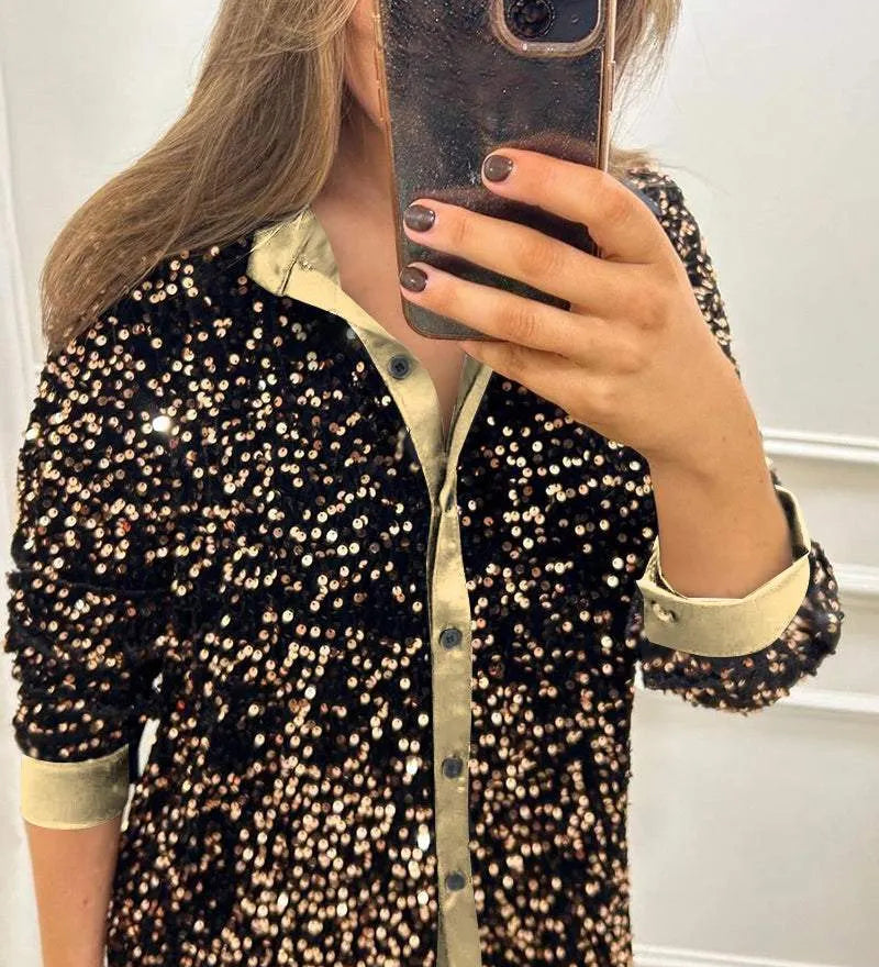 Ciara - Shimmer Sequin Shirt