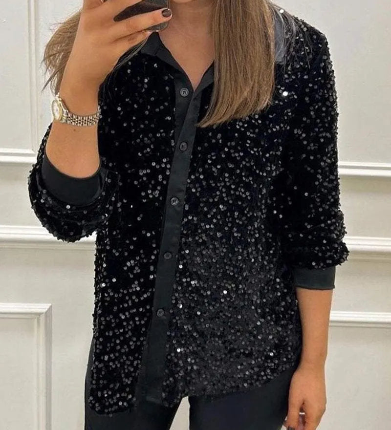 Ciara - Shimmer Sequin Shirt