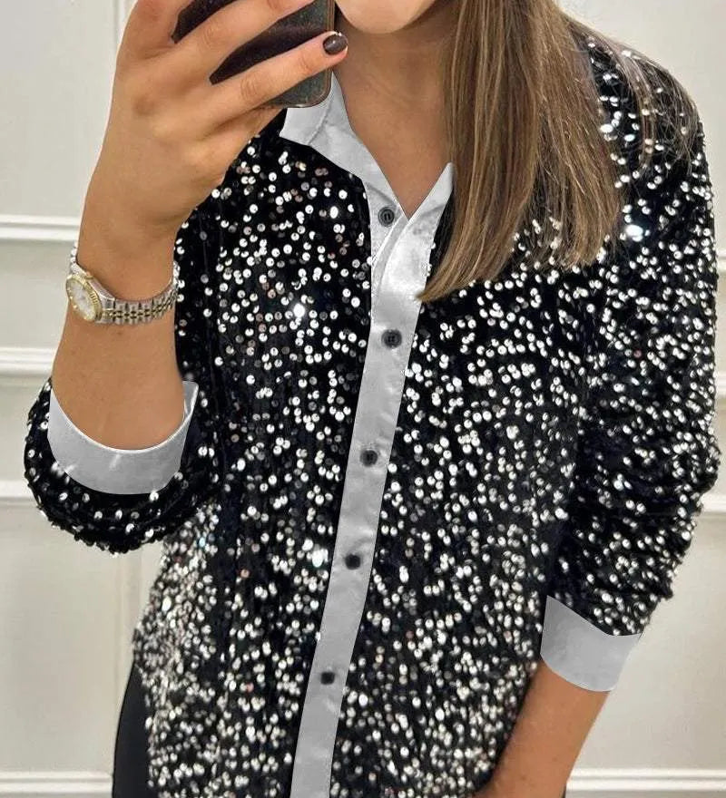 Ciara - Shimmer Sequin Shirt