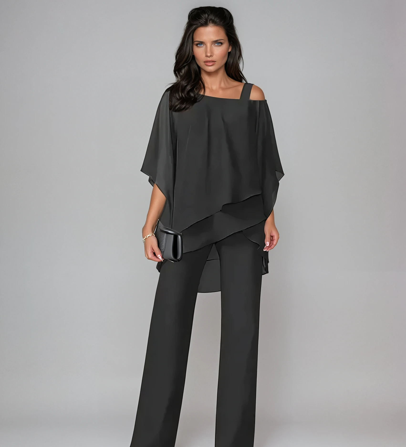 Mariella | Layered Off-Shoulder Two-Piece Set