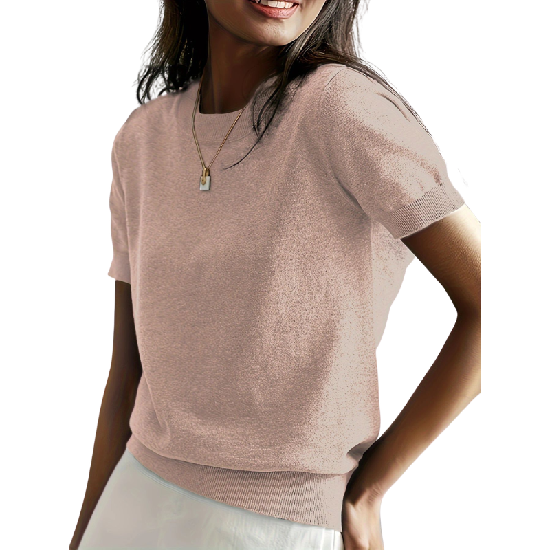 Jenny - Classic Round Neck Casual Top