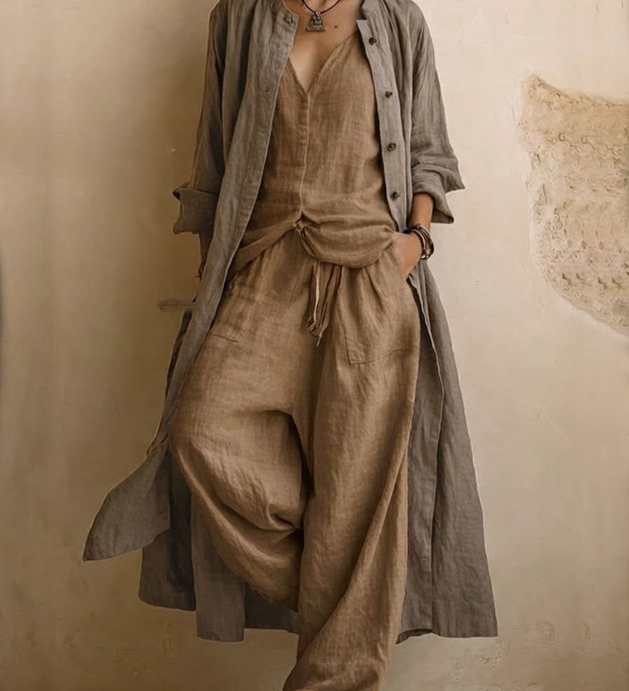 Valentina - Relaxed Set with Long Jacket