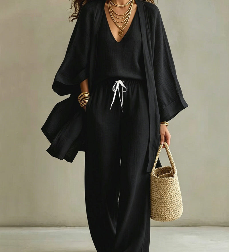 ISOLA | Linen Three-Piece Set