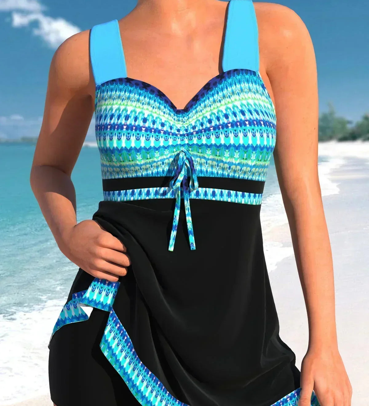Avalon - Drawstring Swim Dress